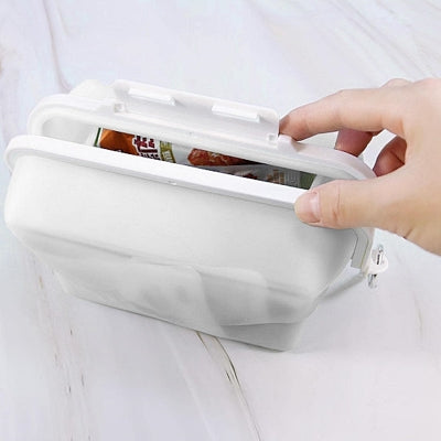 Boite conservation alimentaire - NewSiliconeLunchBox™ - Blanc
