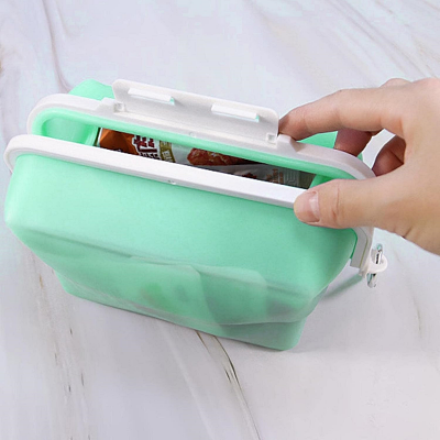 Boite conservation alimentaire - NewSiliconeLunchBox™ - Vert
