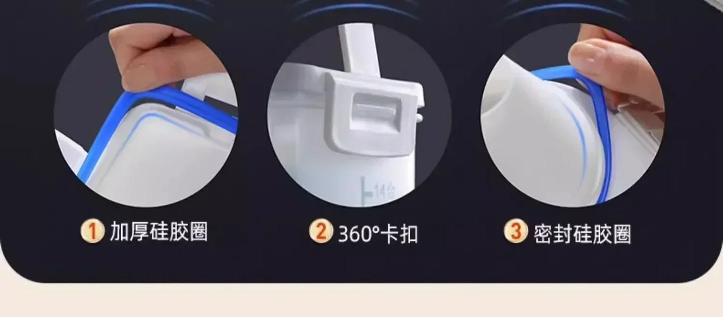 2.5L Covered Moisture-proof Sealed Storage Container - Used for Grain, Nut, Flour, Rice Food Storage Boxes