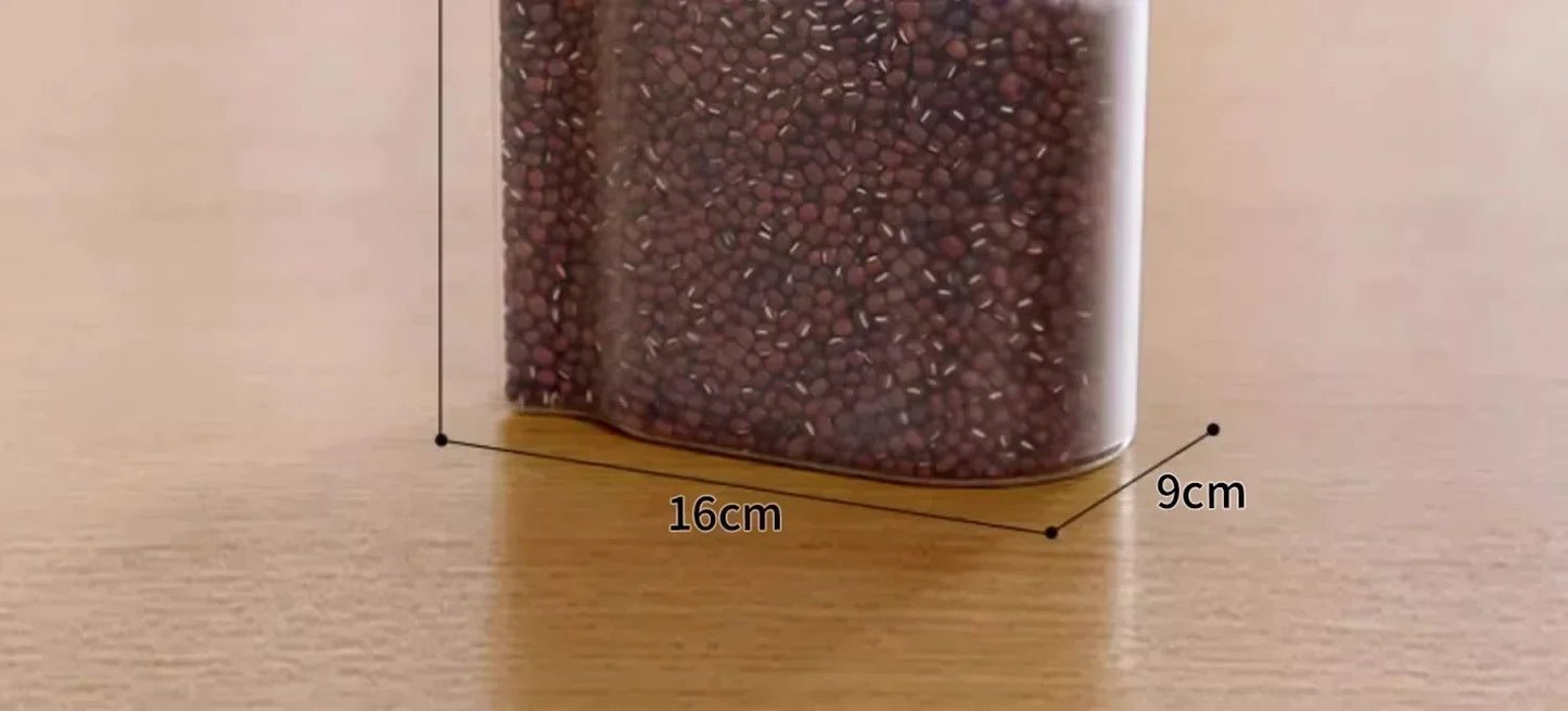 2.5L Covered Moisture-proof Sealed Storage Container - Used for Grain, Nut, Flour, Rice Food Storage Boxes
